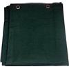 Generico SOLOVO Tenda da Sole Tinta Unita Occhielli Frange Verde Scuro 290x290 cm