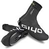 Fesjoy Copriscarpe da ciclismo, impermeabile, per scarpe da ciclismo, con design a vento, scarpe riflettenti, da uomo, donna, copriscarpe termiche riutilizzabili per scarpe da bicicletta MTB