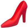 Milageto Scarpe Eleganti con Tacco Alto per Bambola da 12 Pollici, Colore Rosso