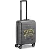 RONCATO DC COMICS Valigia Trolley Cabina | 4 Ruote 55x40x20/25 cm | Rigida con Chiusura TSA, Bagaglio a Mano - Batman