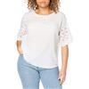 SPARKZ COPENHAGEN Tola Top Camicia da Donna, Bianco