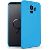 N NEWTOP Cover Compatibile per Samsung Galaxy S9, Custodia TPU SOFT Gel Silicone Ultra Slim Sottile Flessibile Case Posteriore Protettiva (Azzurro)