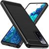 iVoler Cover per Samsung Galaxy S20 FE 4G / 5G / S20 FE 2022 (Non per Samsung S20), [Protezione Antiurto di Grado Militare] Custodia Sottile Morbida in Silicone TPU Anti-Graffio Protettiva Case, Nero