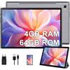 YESTEL Tablet 10 Pollici con 4GB RAM 64GB ROM (Espandibile fino a 1 TB), 5G WIFI, Bluetooth, HD Tablet Android con 5MP+8MP Fotocamera, Octa-Core, Grigio