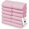 nice homeit Set 12 Lavette Mini Asciugamani 30x30 cm -Asciugamani Viso e Ospiti 100% cottone filato ad anello - per mani, neonati, trucco, cucina, casa e viaggi. Leggere, Morbide, Assorbenti.