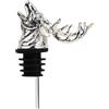 Dokeno Testa di Cervo Forma per Vino Versatore, Guida del Vino, Aeratore per Vino, Versatori di Vino, Versatore in Lega di Zinco, Tappo Versatore Liquore, Wine Pourer Strumenti, Pourer Barman