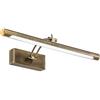 BAFEIYA Luci per quadri da parete Lampada da parete moderna for bagno a LED, acciaio inossidabile impermeabile L40 / 55 / 70CM, applique for specchio da interno con interruttore(Bronze,18W 70CM)