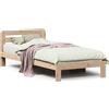 vidaXL Letto Senza Materasso 75x190 cm in Legno Massello Pino, Telaio Letto, Letto, giroletto, mobili per Camera da Letto, Base Letto, Letto Singolo