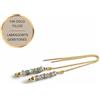 Bundela Gems Orecchini a goccia A++ con perle di pietre preziose di labradorite fatti a ma...