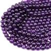 Pacchetto A+++Ametista Naturale Pietra Preziosa Rotonda Liscia 6-8MM Perline 12'' Filo ...