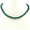 Bundela Gems A+++ Nature Malachite lisce rotonde pietre preziose perline fatte a mano coll...