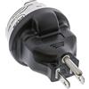 InLine 16705 - Adattatore da viaggio, spina USA su presa di sicurezza