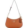 GUESS Noelle Top Zip Shoulder Bag, Borsa Donna, Light Cognac, Unica