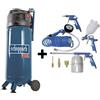 Scheppach - Compressore hc51v aria verticale 50 lt litri + kit accessori 8 pz