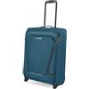 travelite valigia a mano con 2 rotelle per Condor + Ryanair, serratura a combinazione integrata, trolley superleggero con funzione di aggancio, 55x40x20 cm, 41 l, 1,7 kg