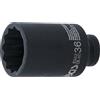 BGS Llaves de vaso impacto 12 caras | entrada 12,5 mm (1/2) | 36 mm
