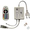 FOLGEMIR WIFI Trasformatore di alimentazione 220V, max 750W per striscia LED 5050 RGB con telecomando a infrarossi, compatibile con APP Tuya (SOLO trasformatore, SENZA striscia)