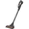 BLACK+DECKER BHFEA18D1-QW Scopa Elettrica Powerseries+ senza Fili Verticale 2 in 1 con Batteria Estraibile a Litio 18 Volt 2 Ah, Titanium