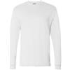 Hanes Essentials Long Sleeve T-Shirt Pack, Crewneck Cotton Tees Camicia, Navy, S Uomo