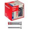 Fischer DuoHM 6 x 55 mm, 25 Tasselli per Cartongesso in Metallo e Nylon senza Necessità di Pinza, 572922