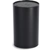 Zeller, Blocco portacoltelli con Inserto in setole, in plastica, Nero, 0