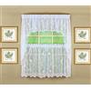 Today's Curtain, Songbird - Ripiano in pizzo semitrasparente, 91,4 cm, bianco, 142,2 cm di larghezza x 91,4 cm di lunghezza