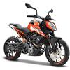 Burago Bburago KTM 250 Duke Motorbike-1:18 Scale-Incredibly Detailed Die-Cast Replica Collectible Motorcycle Moto, Colore Arancione, B18-51083