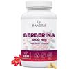 Bandini® Berberina 1000mg pura alto dosaggio | 180 compresse vegane - Berberin HCl da Berberis Aristata al 97% + Cromo e Pepe Nero | Massimo assorbimento - Funzione digestiva, epatica, intestinale