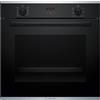 Bosch Forno Elettrico da Incasso Ventilato Multifunzione con Grill 71 Litri 60 cm Classe A+ colore Nero - HBA214EB3 Serie 4