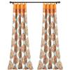 Lush Decor Harley finestra tenda pannello coppia, 84 L x 152 W, mandarino