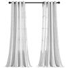 Lush Decor Hygge - Coppia di tende a pannello a righe, 213,4 x 132,1 cm, colore: bianco e nero