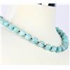 Pacchetto A+++ Nature Amazonite Smooth Round Gemme Beads Collane 18'' Ragazze e Donne