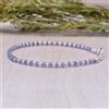 Bundela Gems Bracciale A++ Autentico Tanzanite Sfaccettato Rondell Gemstone Silver Filled ...