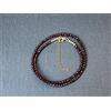 Gemme Bundela "Collana fatta a mano con perline di pietra preziosa rotonda 2-3 mm granato...