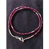 Bundela Gems A++ collane piene d'argento con perline e pietre preziose Rondelle sfaccettat...