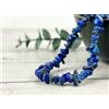 Bundela Gems Collane girocollo donna A++ naturali lapislazzuli patatine non tagliate pietr...