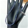 Bundela Gems Collane curative A++ Natural Iolite sfaccettate Rondelle Gemstone Beaded 3-4M...
