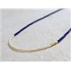 Bundela Gems Bellissime collane di perle rotonde sfaccettate in lapislazzuli e perle 24"" ...