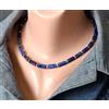 Bundela Gems Perline di pietre preziose rettangolari lisce lapislazzuli naturali collane p...