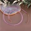 Bundela Gems A++ Quarzo Rosa Naturale Sfaccettato Rotondo Pietra Preziosa Perline 2-3MM Co...
