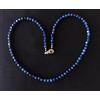 Bundela Gems Delicato Lapislazzuli Sfaccettato Rotondo Pietra Preziosa Perline Ansia Donna...
