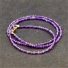 Il mistero delle gemme Collana fatta a mano 18" con perline di pietra preziosa rotonda 2-3 mm...