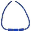 Pacchetto A++ Nature Lapislazzuli Square & Tire Shape Gemstone Beads Collane 18'' Donna