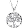 J.MUEN Collana Albero Della Vita Donna Argento Sterling 925 - Regali originali per Natale,compleanno,anniversario e Festa della Mamma,ideali per moglie,mamma,fidanzata e amici