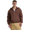 Urban Classics Tb7284-fluffy Zip Hoody Maglia di Tuta, Marrone Cioccolato, S Uomo