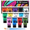Bowitzki Set di 14 colori per il viso, crema trucco 20 ml, pittura a base d'acqua, effetti speciali per adulti, bambini, Halloween, feste di Natale, cosplay