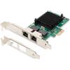 Digitus Digitus PCI-E Network Card 1000 Mbit/s (GIGABIT PCI EXP. CARD INTEL - 2-PORT 32-BIT LOW PROFIL INTEL) DN-10132