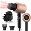UKLISS Asciugacapelli 2000W, Asciugacapelli Professionale 3 in 1: Arriccia, Onda, Raddrizza, Asciugacapelli Ionico Veloce e Volume, Asciugatura e Stile, 3 Temperature e 2 Velocità