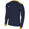 Nike Park Derby II LS Maglietta, Bambini, Park Derby II LS, Blu (Midnight Navy/University Gold/White), XS