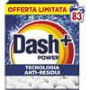 Dash Detersivo Per Bucato In Polvere, 83 Lavaggi, Tecnologia Anti Residui, Rimuove le macchie, Efficace Anche A Freddo E In Cicli Brevi